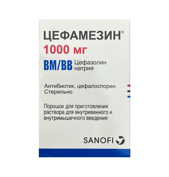 SEFAMEZIN 1000MG N1 FLK (KRKA) - 1