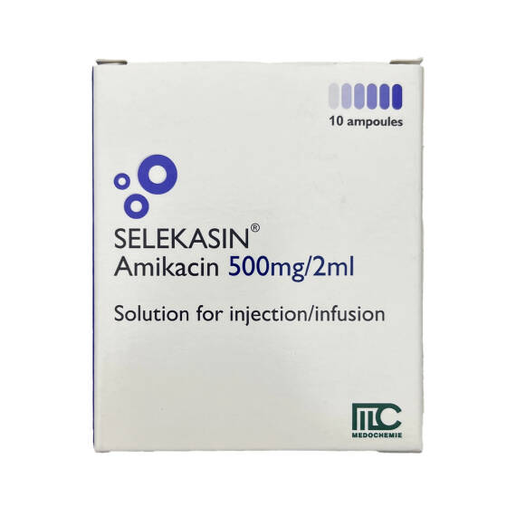 SELEKASIN 500MG 2ML N10 FLK - 1