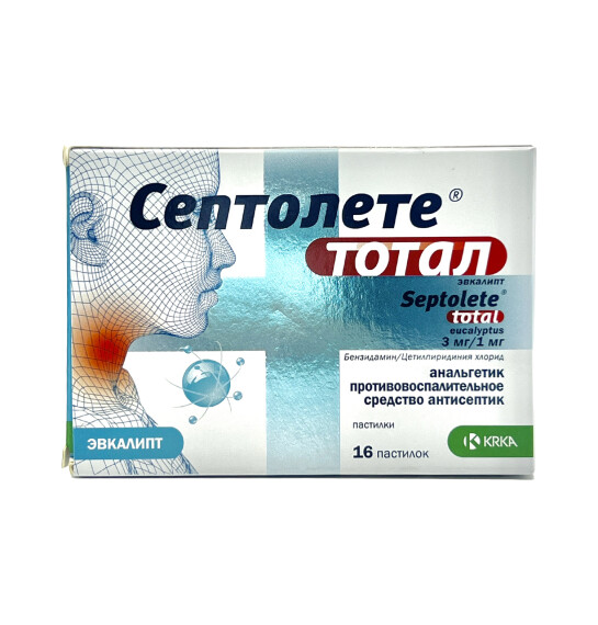 Septolete Total N16 pastil - 