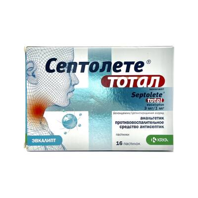 Septolete Total N16 pastil - 