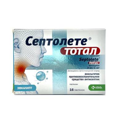 Septolete Total N16 pastil - 