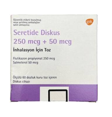 Seretid Akkuhaler/diskus 50/250 mkq 60 doz - 