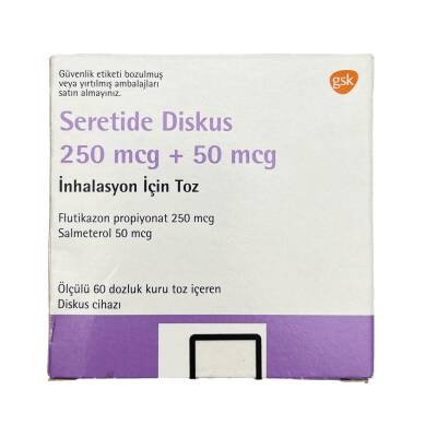 SERETIDE AKKUHALER/DISKUS 50/250MKG 60 DOZ - 