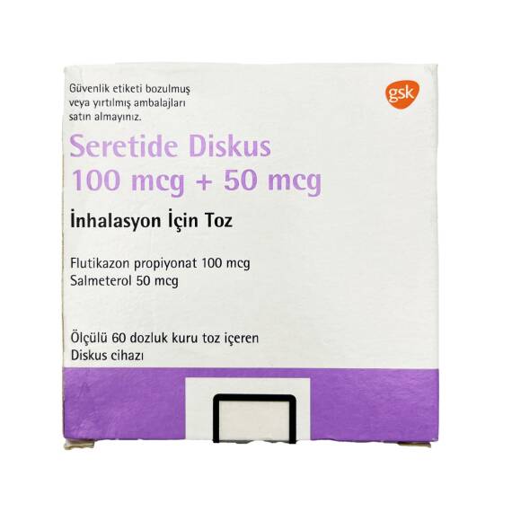 SERETIDE AKKUHALER/DISKUS 50/100MKG 60 DOZ - 1