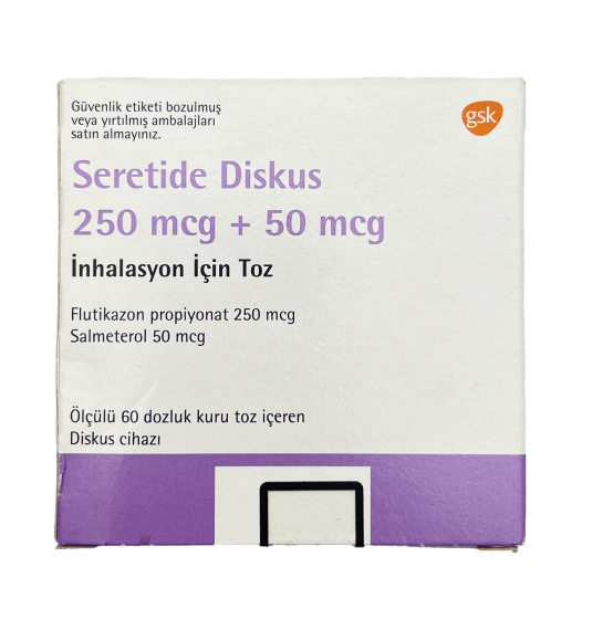 Seretid Akkuhaler/diskus 50/250 mkq 60 doz - 1