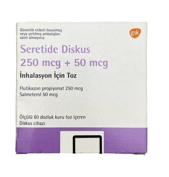 Seretid Akkuhaler/diskus 50/250 mkq 60 doz - 1