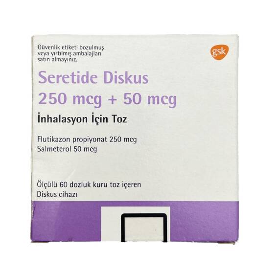 SERETIDE AKKUHALER/DISKUS 50/250MKG 60 DOZ - 1
