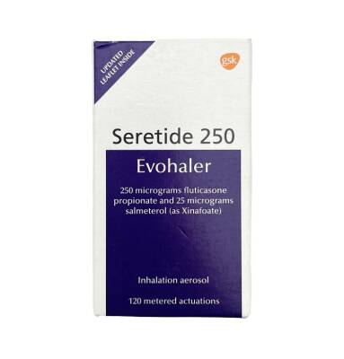 Seretid EVOHALER 25/250 mkq 120 doza - 