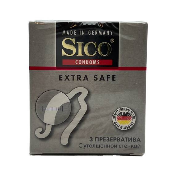 Sico ekstra güvənli prezervativ 3 ədədli. - 1