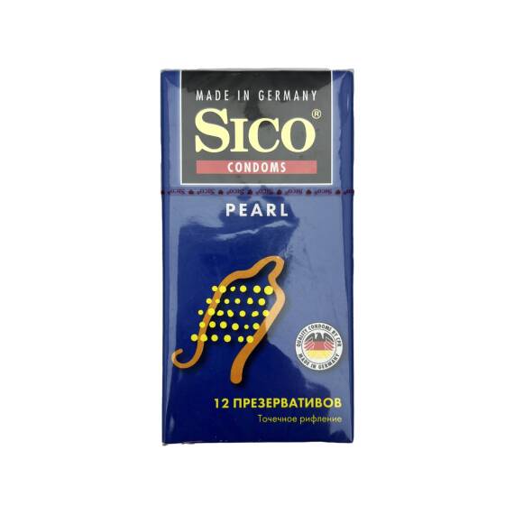 Sico nöqtəli və yivli prezervativ 12 ədədli. - 1