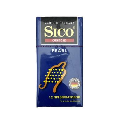 Sico nöqtəli və yivli prezervativ 12 ədədli. - SICO