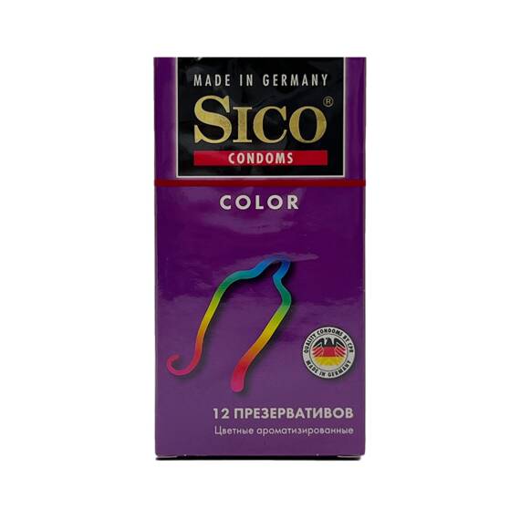 Sico rəngli prezervativ 12 ədədli - 1