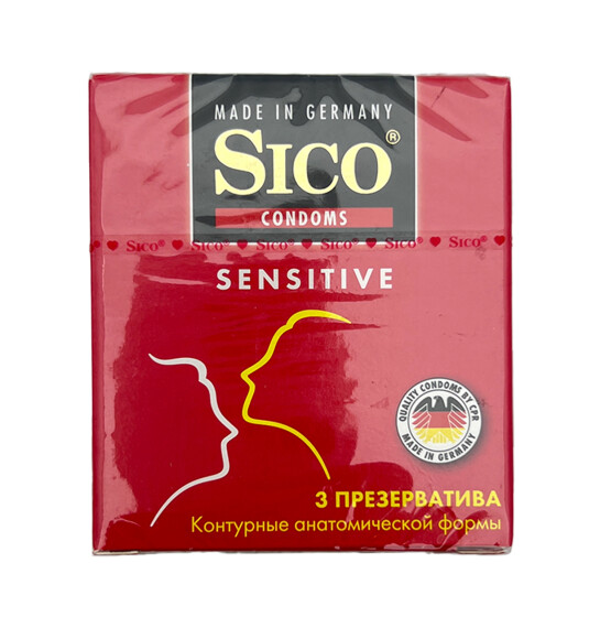 Sico sensitiv prezervativ 3 ədədli. - SICO