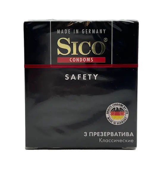 Sico şəffaf prezervativ 3 ədədli. - 1