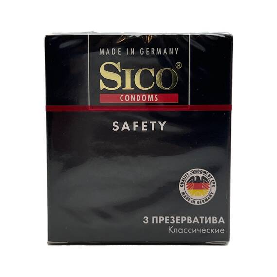 Sico şəffaf prezervativ 3 ədədli. - 1