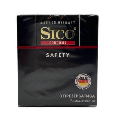 Sico şəffaf prezervativ 3 ədədli. - SICO