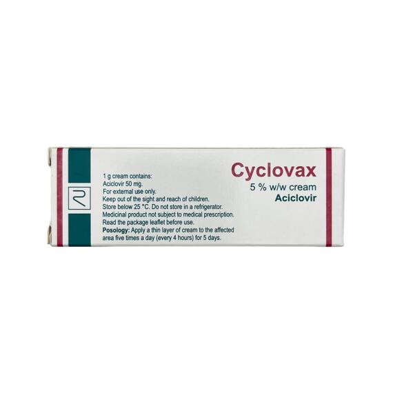 SIKLOVAX 50MG 10GR KREM - 1