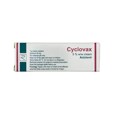 SIKLOVAX 50MG 10GR KREM - 