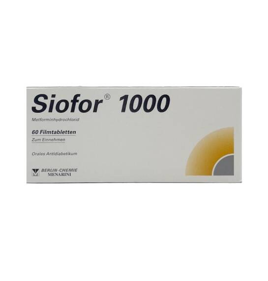 Siofor 1000 mq N60 tablet - 1