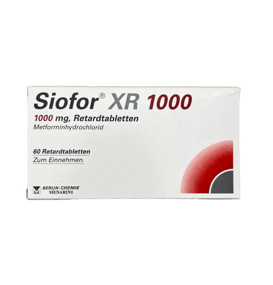 SIOFOR XR 1000MG N60 TAB - 