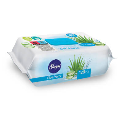 Sleepy Aloe Vera nəm salfet N120 - SLEEPY