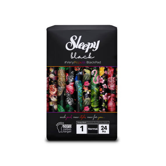Sleepy Black gigiyenik qadın bez normal 24 ədəd N1 - 1