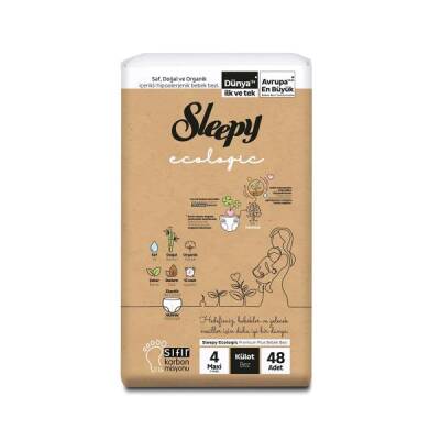 Sleepy Ecologic Maxi tuman bez 48 ədəd N4 - SLEEPY