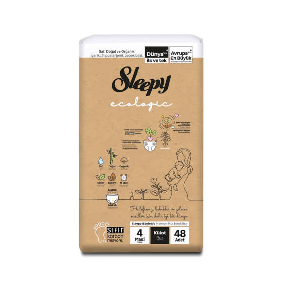 Sleepy Ecologic Maxi tuman bez 48 ədəd N4 - 1