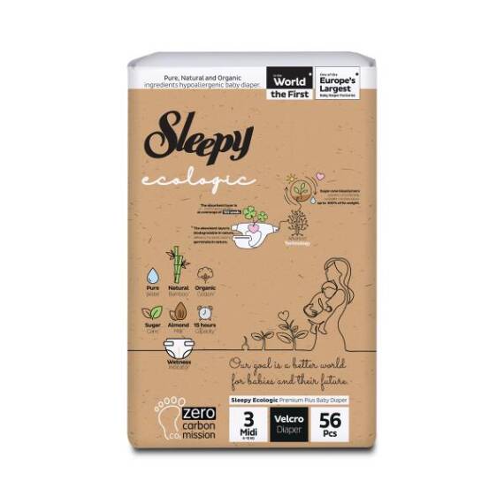Sleepy Ecologic Midi bez 56 ədəd N3 - 1