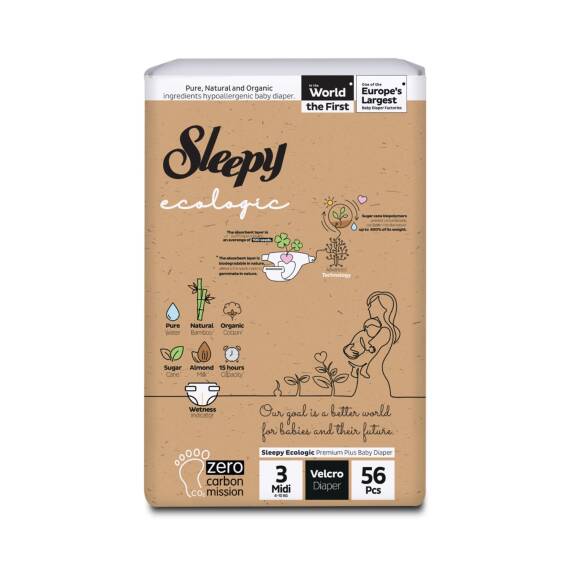 Sleepy Ecologic Midi bez 56 ədəd N3 - 1