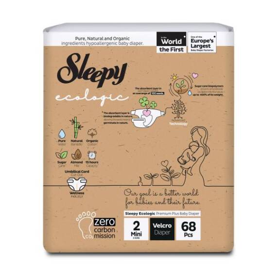 Sleepy Ecologic Mini bez 68 ədəd N2 - 1