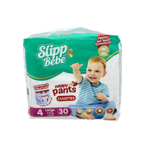 SLIPP BEBE NAPPY PANTS 4 LARGE N30 2346 - 1