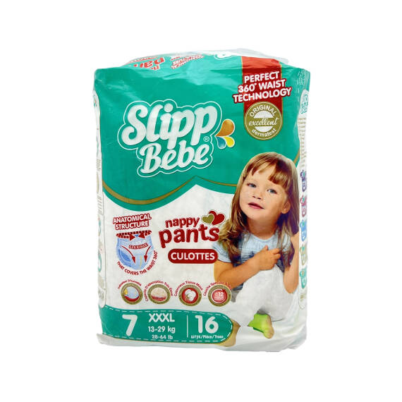 SLIPP BEBE NAPPY PANTS 7 XXXL N16 2377 - 1