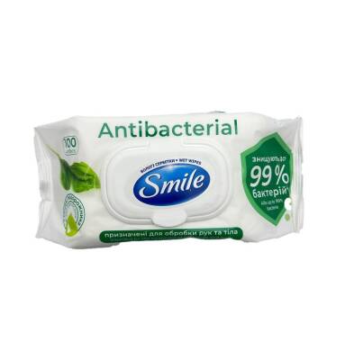 Smile Antibakterial Nəm salfet N100 - SMILE
