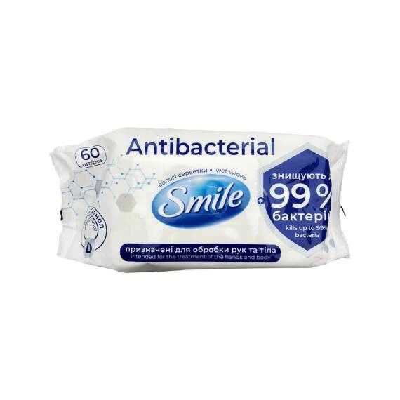 Smile Antibakterial Nəm salfet N60 - 1