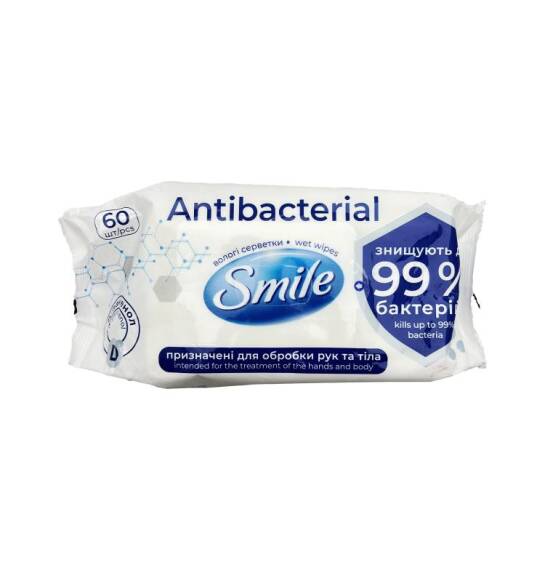 Smile Antibakterial Nəm salfet N60 - 1