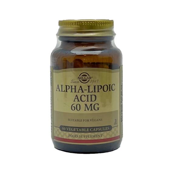 SOLGAR ALPHA-LIPOIC ACID 60MG N60 CAP - 1