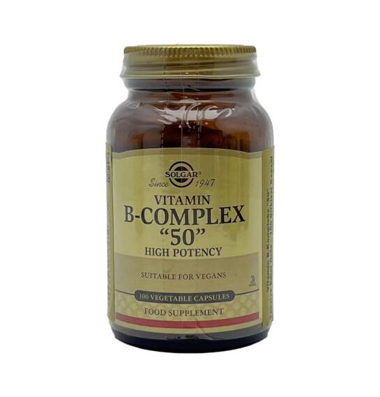 Solgar B-complex 50 mg N100 kap - 1