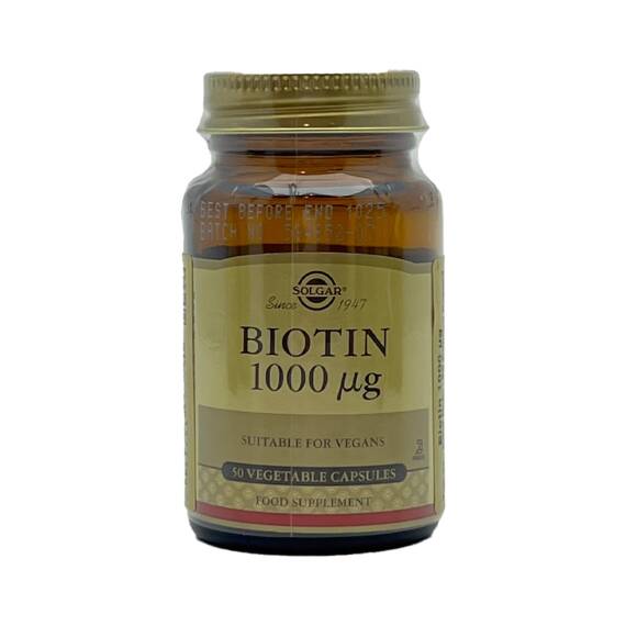 SOLGAR BIOTIN 1000MG N50 CAP - 1