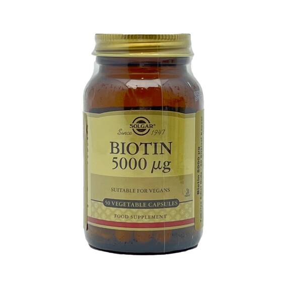 SOLGAR BIOTIN 5000MCG N50 CAP - 1