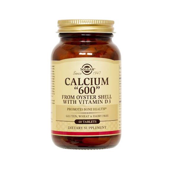 SOLGAR CALCIUM 600 MG FROM OYSTER SHELL N60 TB - 1