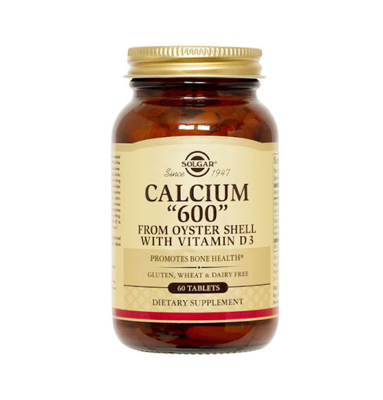 Solgar Calcium 600 mg from oyster shell N60 tab - SOLGAR