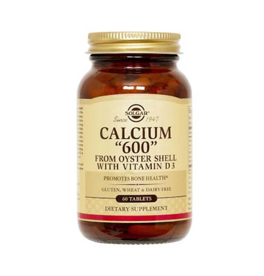 Solgar Calcium 600 mg from oyster shell N60 tab - 1