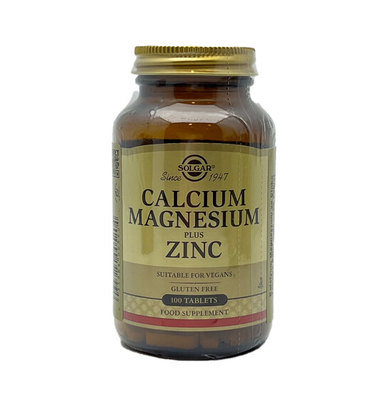 Solgar Calcium Magnesium plus Zink N100 tab - SOLGAR