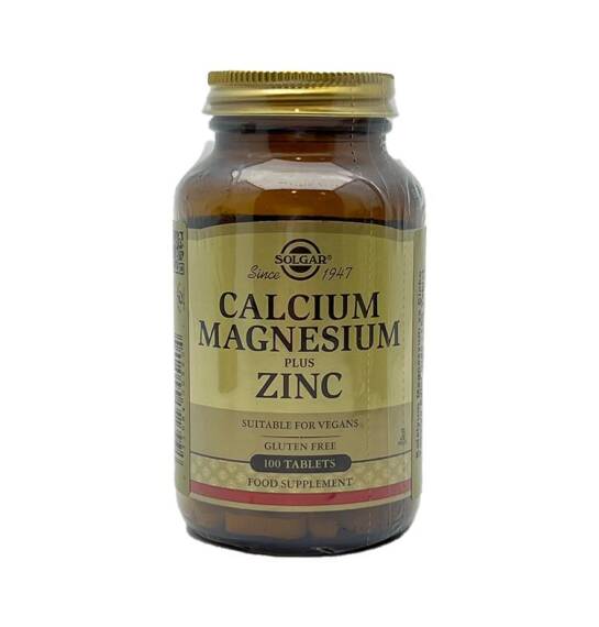 Solgar Calcium Magnesium plus Zink N100 tab - 1