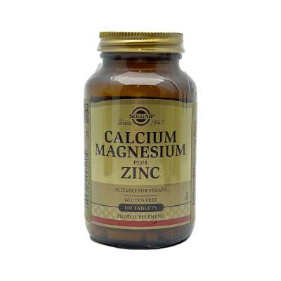 Solgar Calcium Magnesium plus Zink N100 tab - SOLGAR