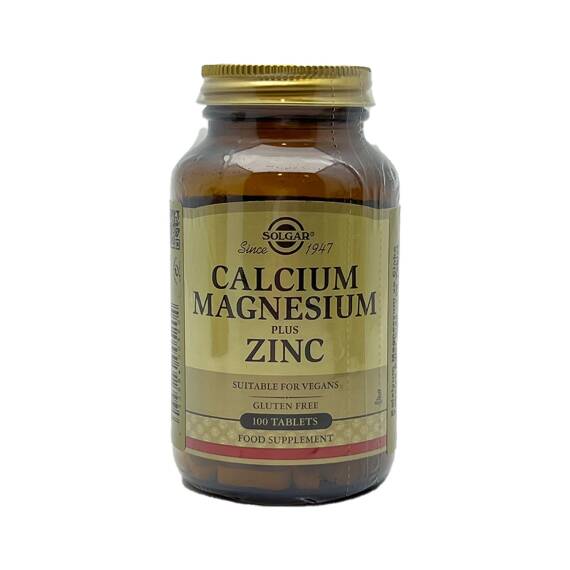 Solgar Calcium Magnesium plus Zink N100 tab - 1