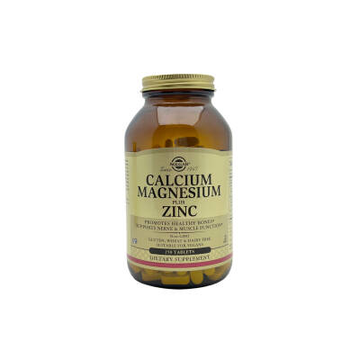 SOLGAR CALCIUM MAGNEZIUM PLUS ZINC N250 TB