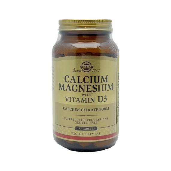 Solgar Calsium Magnesium With Vitamin D3 N150 Tab - 1