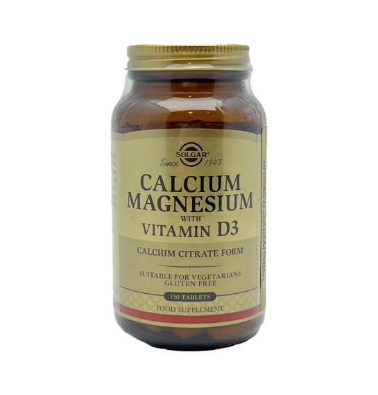 Solgar Calsium Magnesium with vitamin D3 N150 tab - SOLGAR